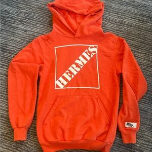 Cloney Hermes Orange Hoodie
